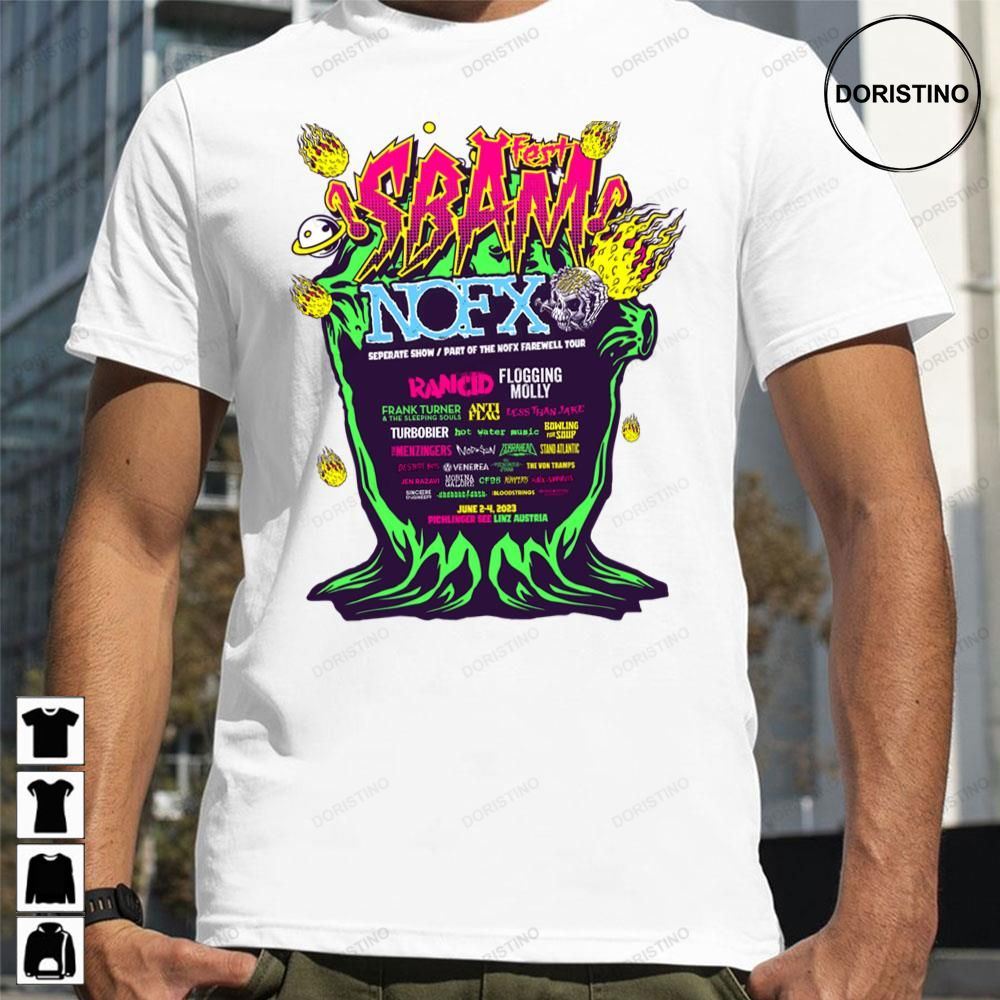 Sbam Fest Nofx Rancid Flogging Molly And Mor Awesome Shirts